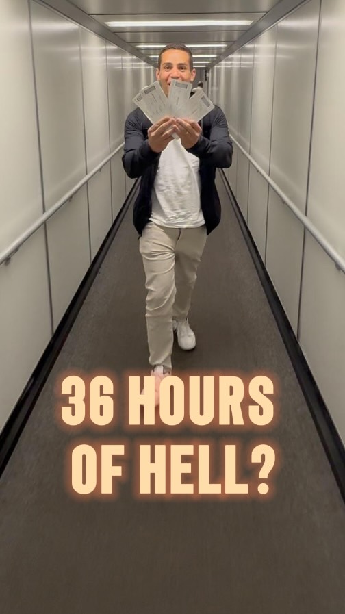 Instagram post by @_zachgriff for JetBlue. Caption reads: Heaven for avgeeks. Hell for everyone else. Which....