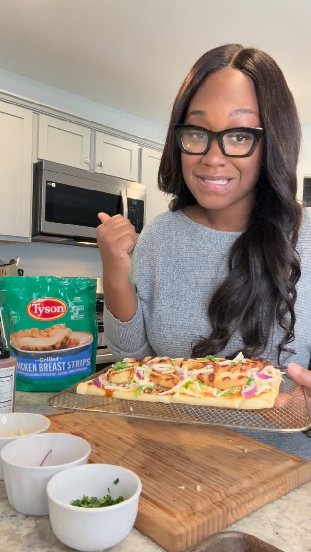 Instagram post by @thatgirlcancook__ for Easy Home Meals. Caption reads: BBQ night just got an upgrade 🔥 I’m partnering....