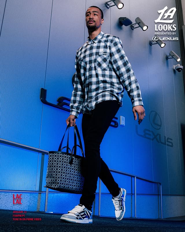 Instagram post by @laclippers for Lexus. Caption reads: Home sweet home @IntuitDome 🏡 🕖 7:00PM PT | 📺....