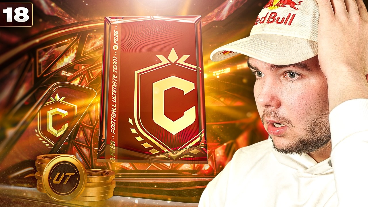 YouTube post by @PLKD for R-GOL. Caption reads: OH MY GOD... 1ST FUT CHAMPIONS REWARDS!! - FC26....