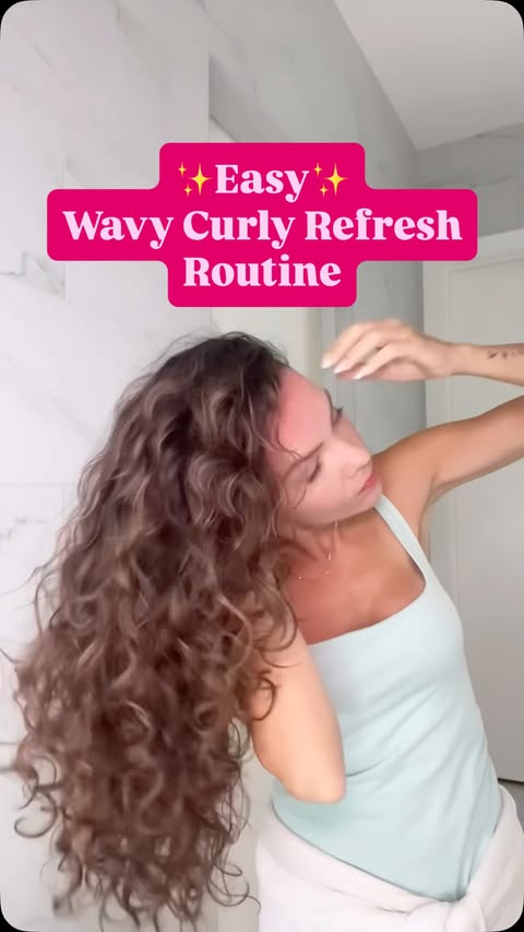 Instagram post by @wavycurly for Living Proof. Caption reads: [...] the refresh. PRODUCTS USED: 🛍️....