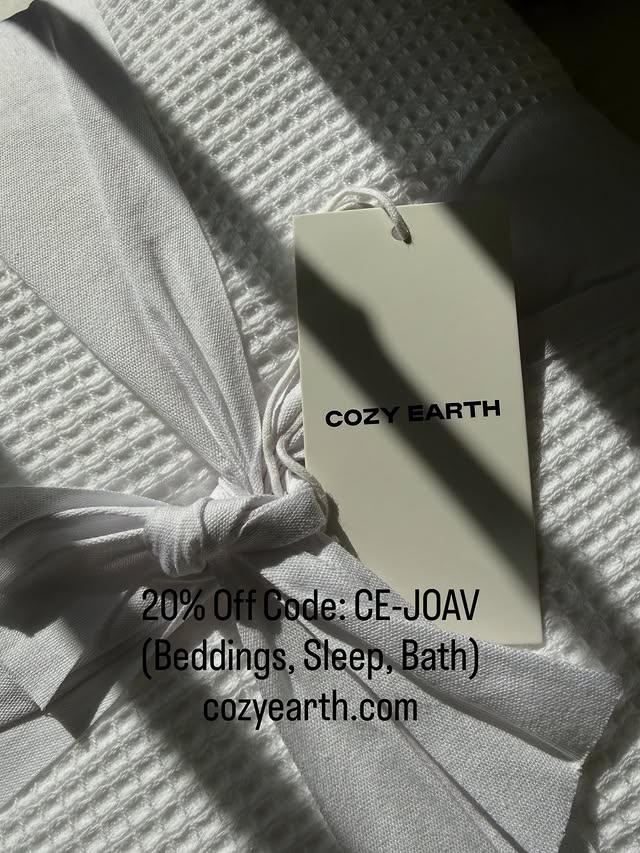 Instagram post by @what_can_i_buy for Cozy Earth. Caption reads: [...] the everyday until I switched to @cozyearth....