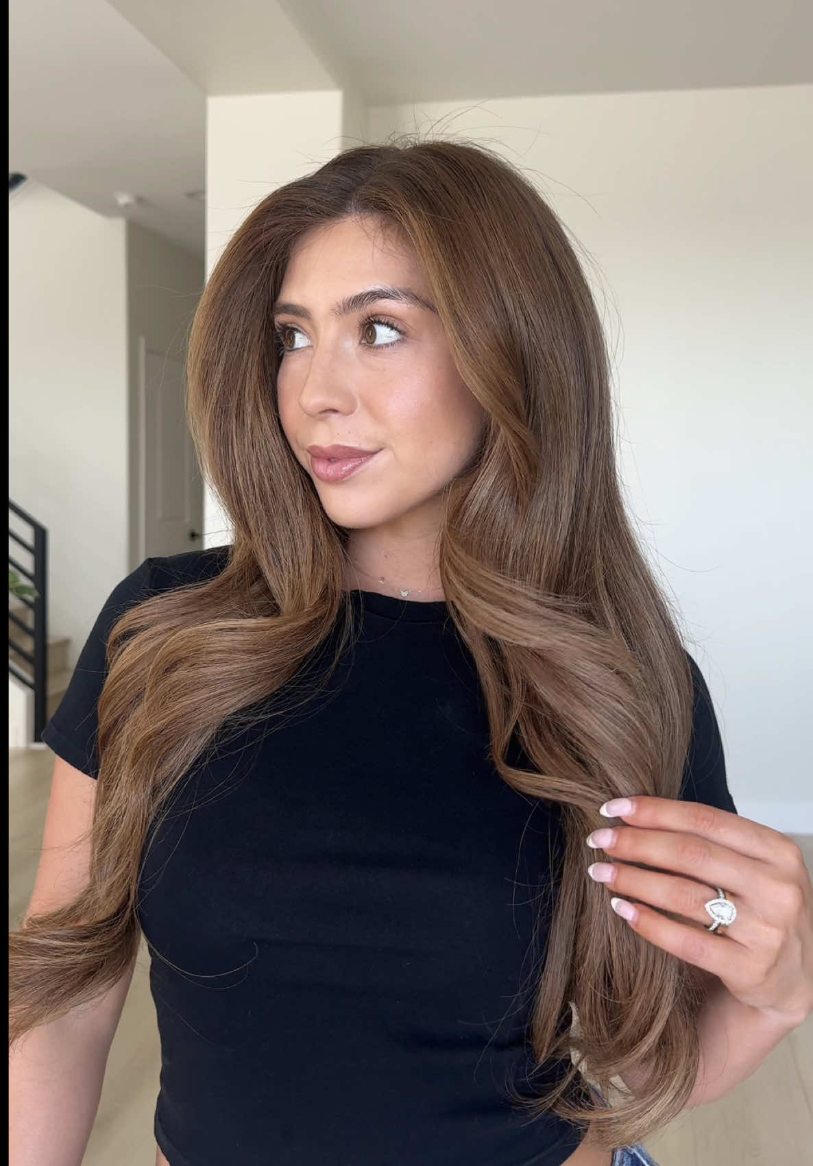 TikTok post by @vivianarubyy for Hair by Schwarzkopf USA. Caption reads: [...] color at home too! @Hair by Schwarzkopf USA....
