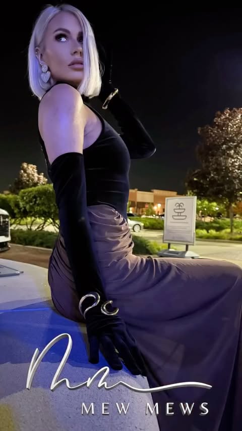 Instagram post by @angelakej_ for Mew Mews. Caption reads: [...] one of my all-time favorite brands 🤍....