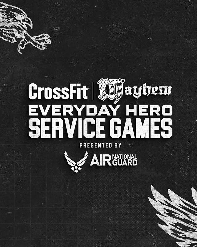 Instagram post by @airnationalguardrecruiting for CrossFit. Caption reads: [...] they are! The official workouts for the....