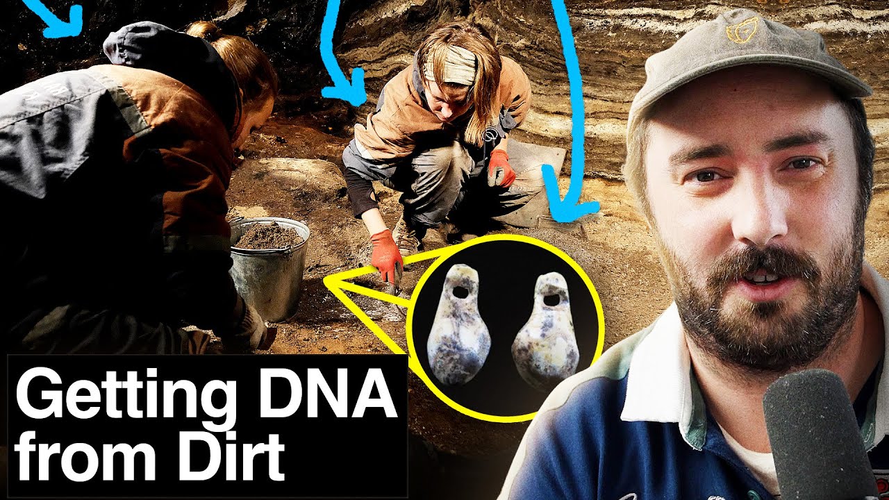 YouTube post by @StefanMilo for NATURE. Caption reads: The Next Frontier Of Ancient DNA.