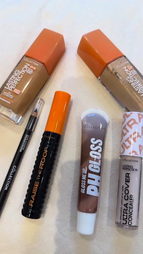 Instagram post by @tanyahanson_ for Collection Cosmetics. Caption reads: Full face of @collectioncosmetics_uk AD ⁭ 1. Ultra....