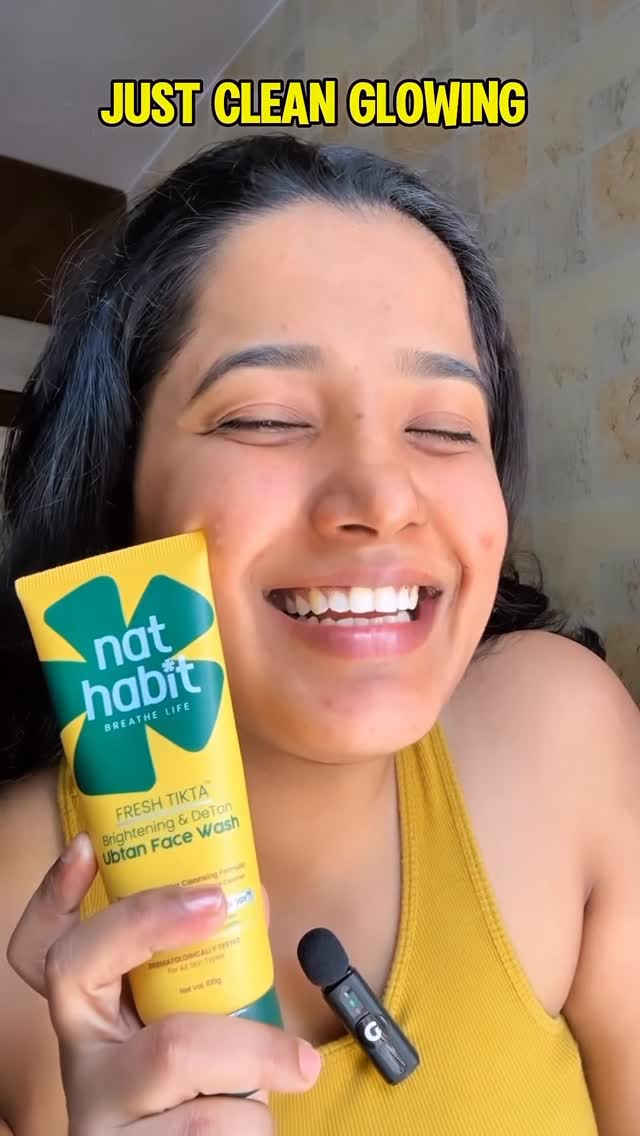 Instagram post by @sushiy_143 for Nat Habit®. Caption reads: Stop ruining your skin barrier with harsh face....