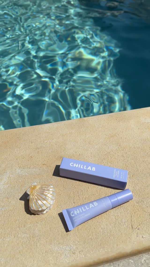 Instagram post by @bagus1111creators for Chillab. Caption reads: Vacation mode on 💦 CHILLAB saved my eyes — and my....