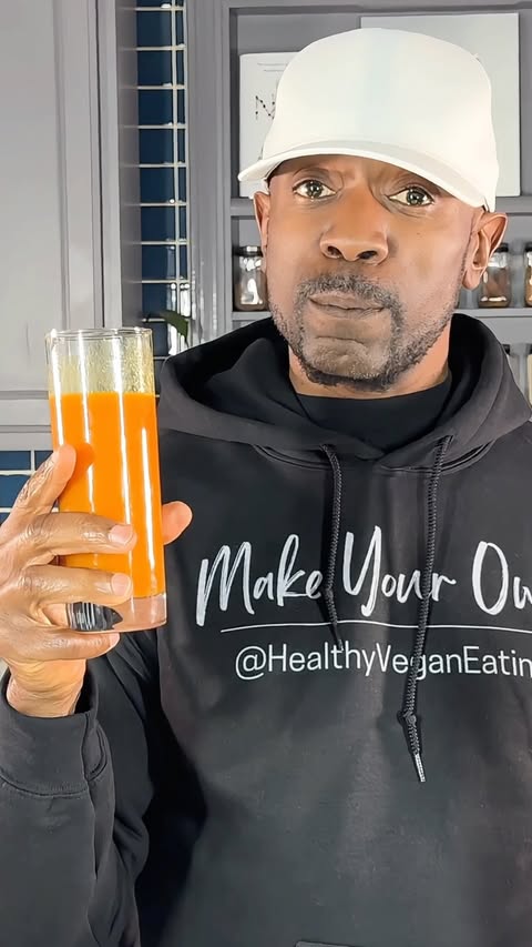 Instagram post by @healthyveganeating for Kuvings. Caption reads: [...] Free Vitamin C Juice #ad I’m used my KUVINGS....