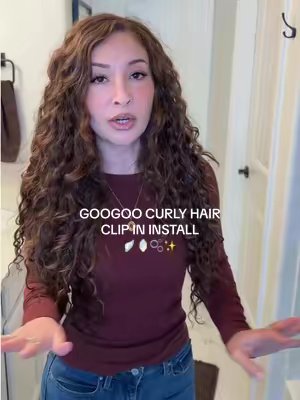 TikTok post by @sydni.lempka for Googoo Hair. Caption reads: [...] for these is so understood🤩 @GOO GOO....