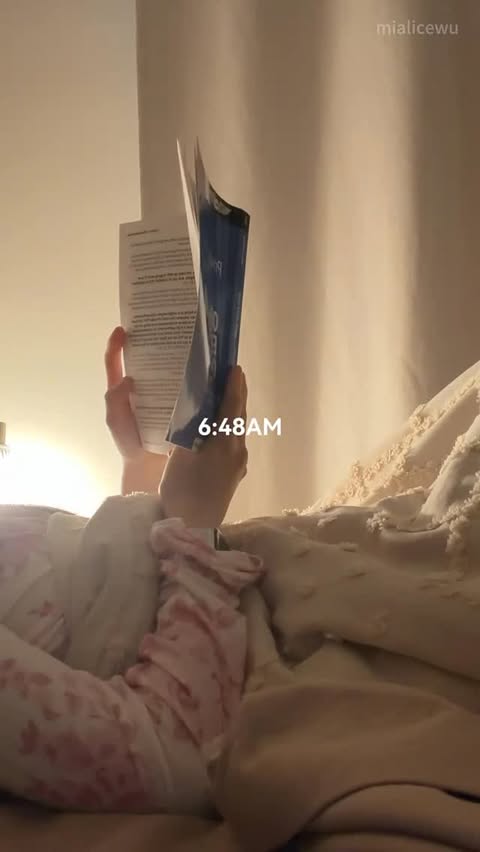 Instagram post by @mialicewu for Axis-y. Caption reads: ✨GRWM before my flying practice📖 @axisy_official ....