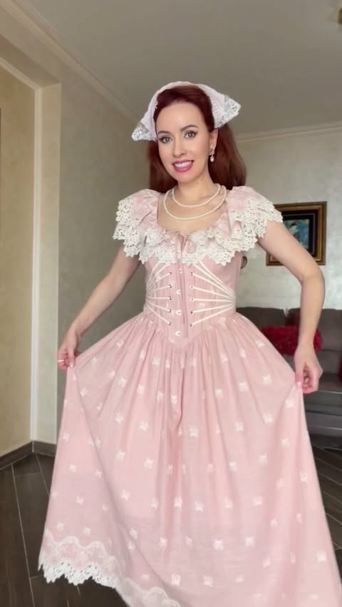 Instagram post by @mireladumitrescu1 for LaceMade. Caption reads: Wrapped in grace and romance with....