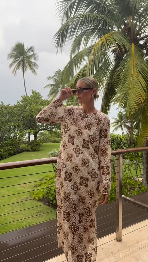 Instagram post by @sara__ferguson for Hill House Home. Caption reads: when they bring back your favorite dress that also....