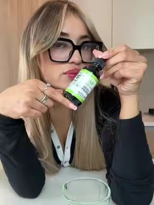 TikTok post by @divaz11 for Benevolent Nourishment. Caption reads: @Benevolent.Nourishment #chlorophylldrops....