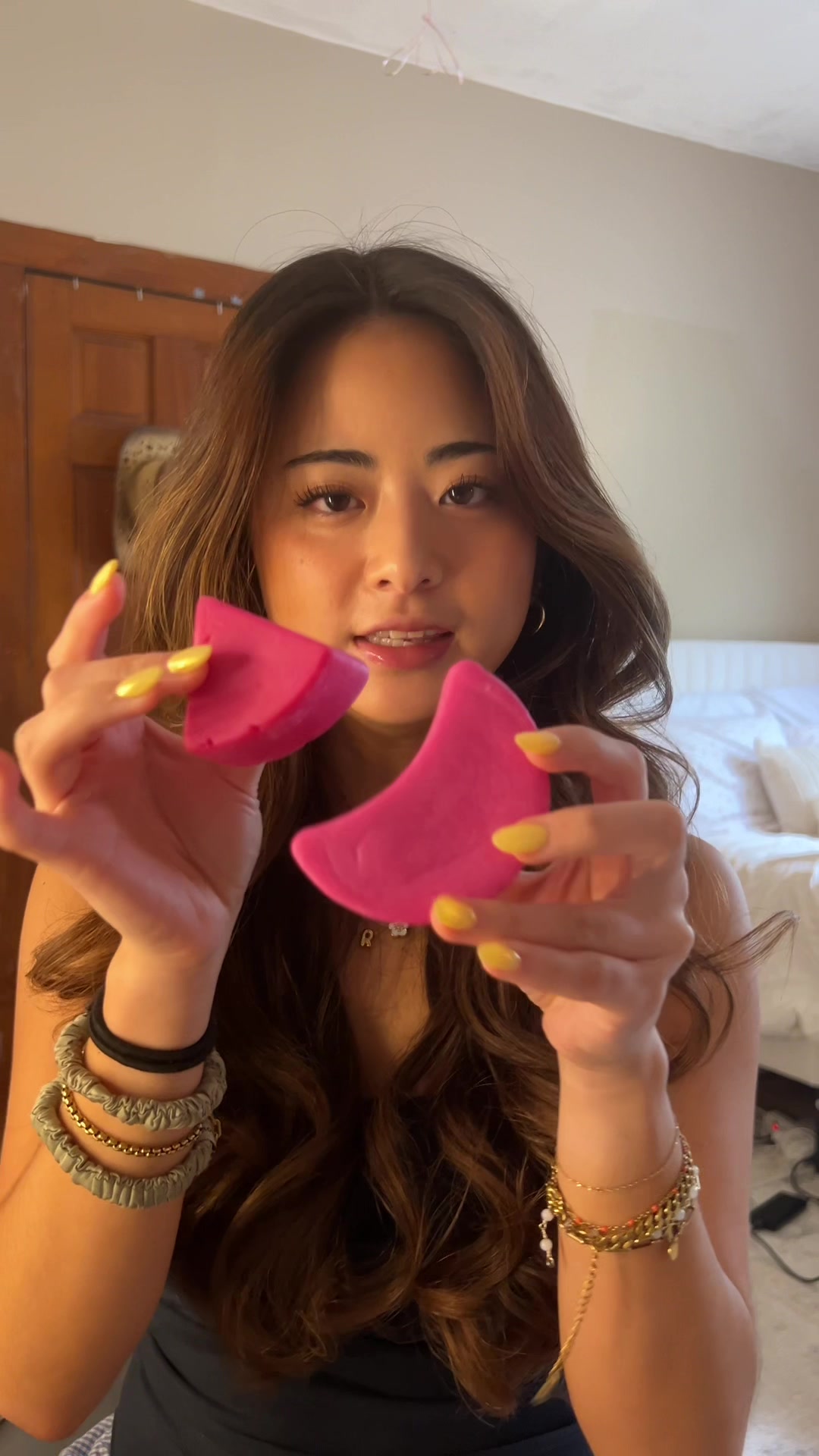 TikTok post by @rxyejin for Ethique. Caption reads: Finally tried out @Ethique shampoo and conditioner....