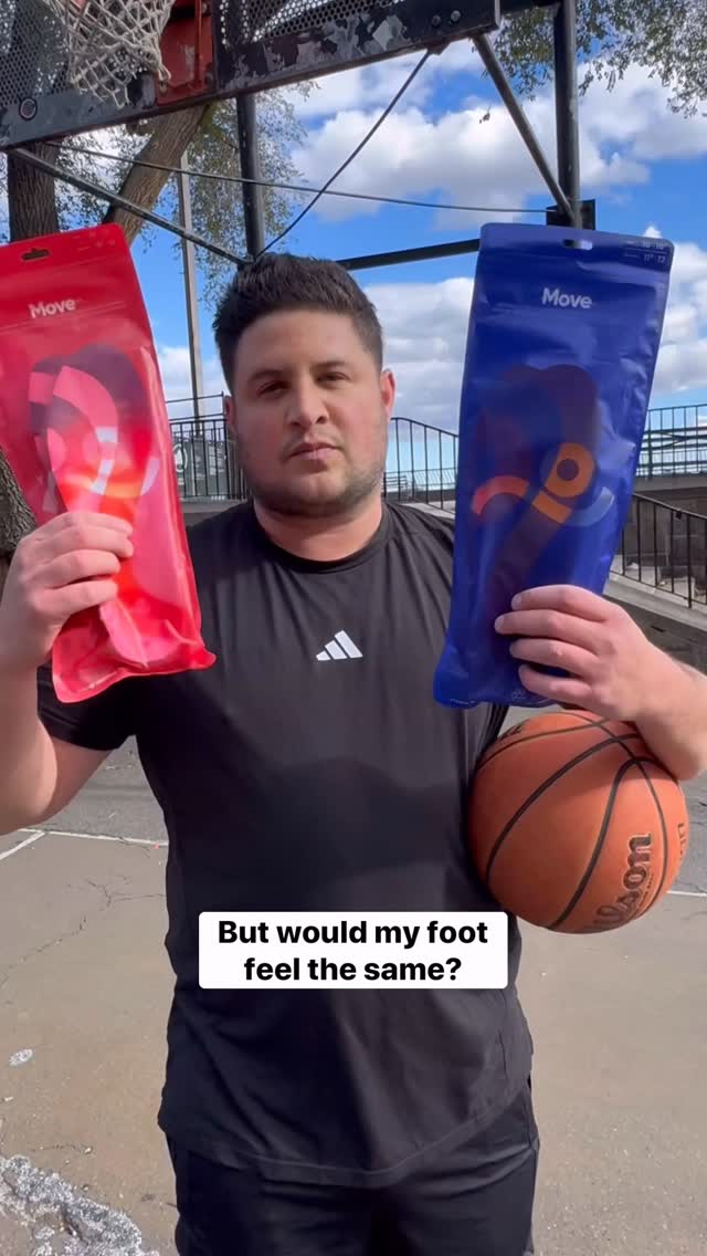 Instagram post by @bpparker for Move. Caption reads: [...] playing pick up ball again without my MOVE....