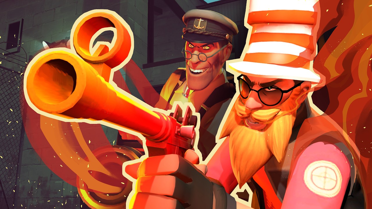 YouTube post by @SoundSmithTF2 for Opera GX. Caption reads: [...] belongs in your FPS setup: Sponsored by....