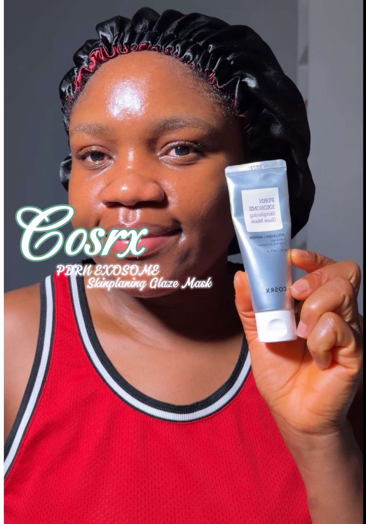 TikTok post by @datgirltracy for 4AM Marketing – Saebyeok Naesi. Caption reads: [...] #PDRN #EXOSOME @4AM Marketing – Saebyeok....