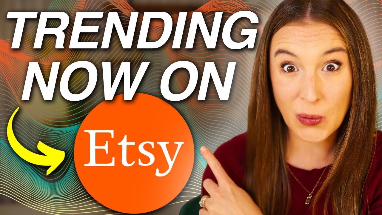 YouTube post by @KateHayes for Creative Fabrica. Caption reads: The 6 Etsy Trends that are SKYROCKETING in 2025 📈.