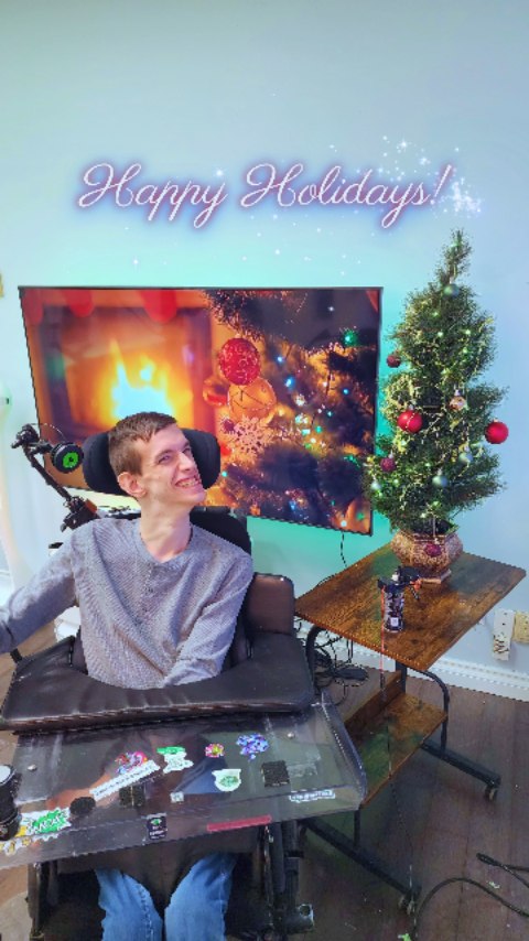 Instagram post by @allaccesslife for Logitech G. Caption reads: Watch as Brad uses one of the @logitechg adaptive....