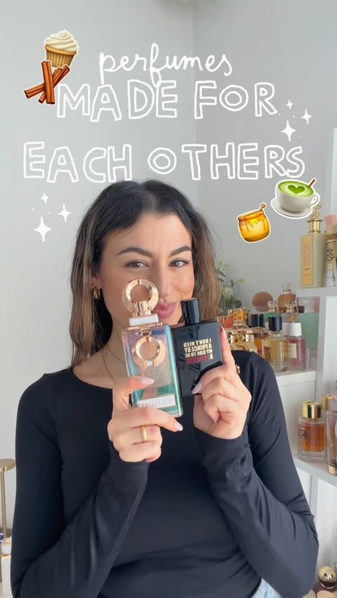 Instagram post by @scentedcloud18 for Zimaya Perfumes. Caption reads: 𝚃𝚑𝚎𝚢’𝚛𝚎 𝚖𝚊𝚍𝚎 𝚏𝚘𝚛 𝚎𝚊𝚌𝚑....