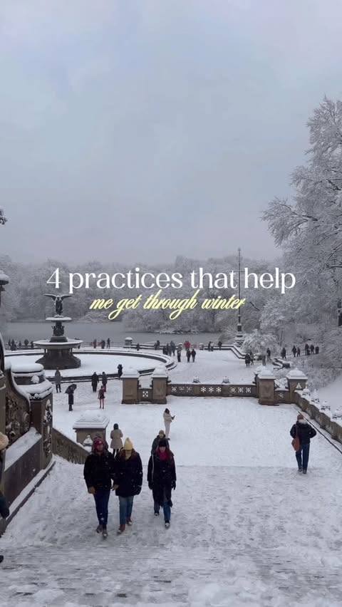 Instagram post by @runningonveggies for NOW Foods. Caption reads: Winter doesn’t need a reset it needs routines you....