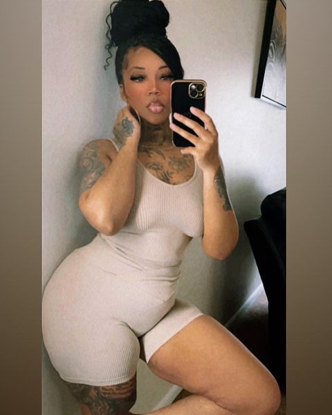 Instagram post by @a_theedoll for rue21. Caption reads: The prettiest nude, my Saturday....