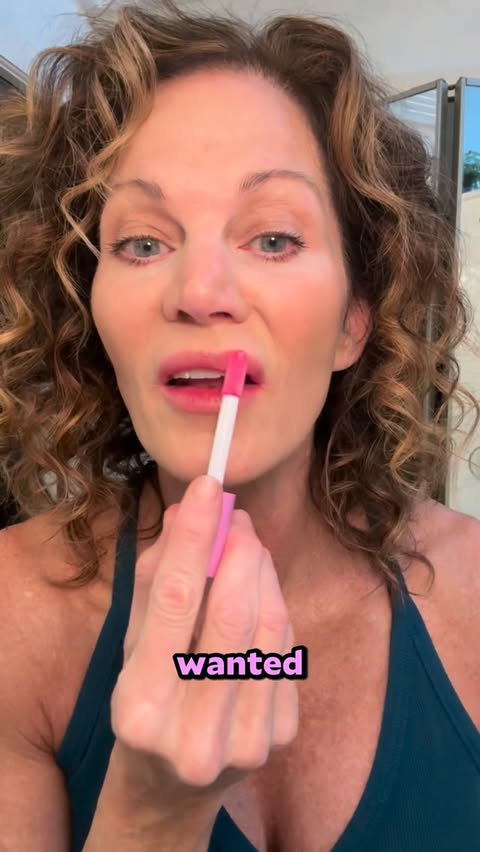 Instagram post by @coachkerryanne for Fièra Cosmetics. Caption reads: My lips just got a full glow-up 💋✨ thanks to....