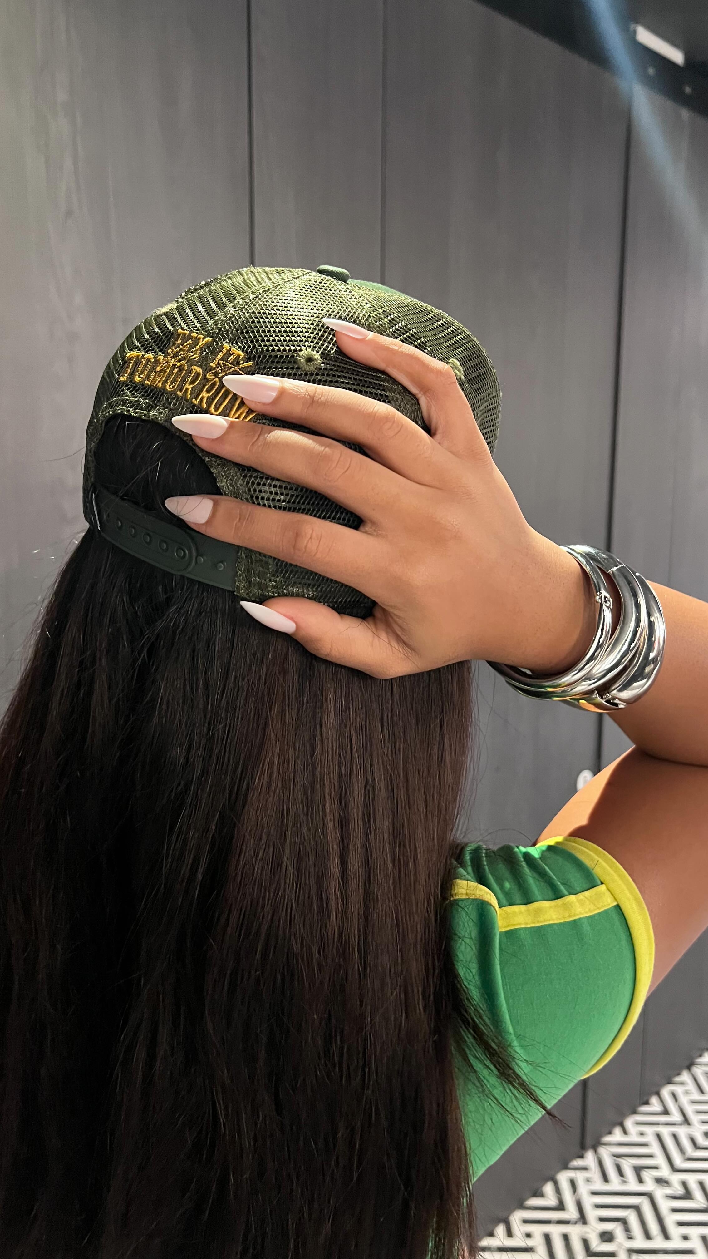 Instagram post by @armvni.g for TikTok Shop. Caption reads: @iamcardib said it perfectly, this outfit made me....