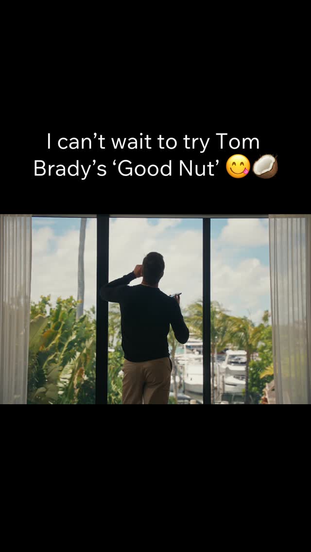 Instagram post by @fboy for Gopuff. Caption reads: [...] wants you to give Good Nut a try 🥥 @gopuff....