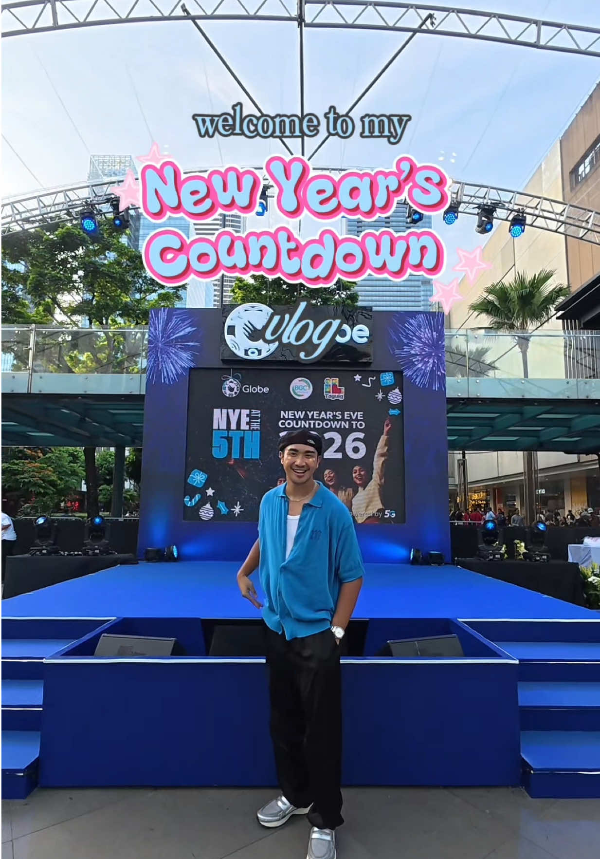 TikTok post by @danyaelll for Globe Telecom. Caption reads: [...] at the 5th was a blast, thanks to @Globe....