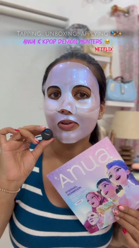 Instagram post by @chiki.2.5 for Anua. Caption reads: I got my hands on the limited edition @anua_global....