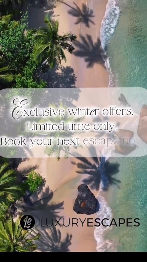 Instagram post by @momandkidlife for Luxury Escapes. Caption reads: Winter is here… so are the unbeatable Luxury....