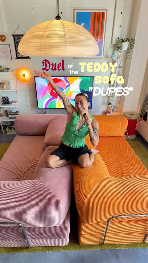 Instagram post by @anisainside for OMHU. Caption reads: [...] After a YEAR of hyping the TEDDY dupe,....