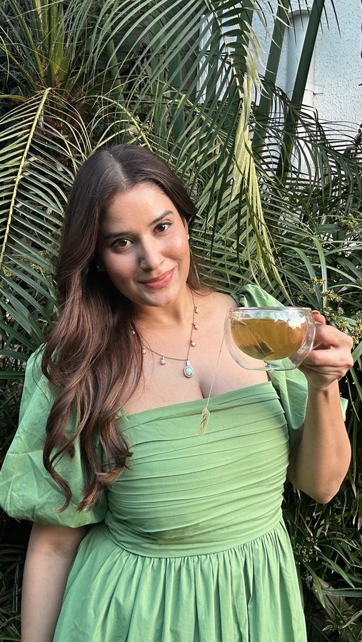 Instagram post by @taanyahooda for Pukka Herbs. Caption reads: Nourish your body and support your digestion with....