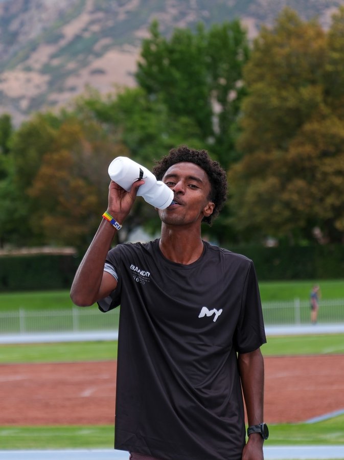 Instagram post by @runnerhabs for Xendurance. Caption reads: [...] matters ⛽️

Excited to partner with....