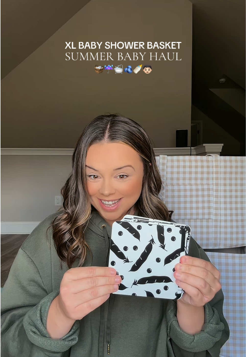 TikTok post by @makenzie_tracy for Miss Mouth’s. Caption reads: Comment your must-have baby registry item or go-to....