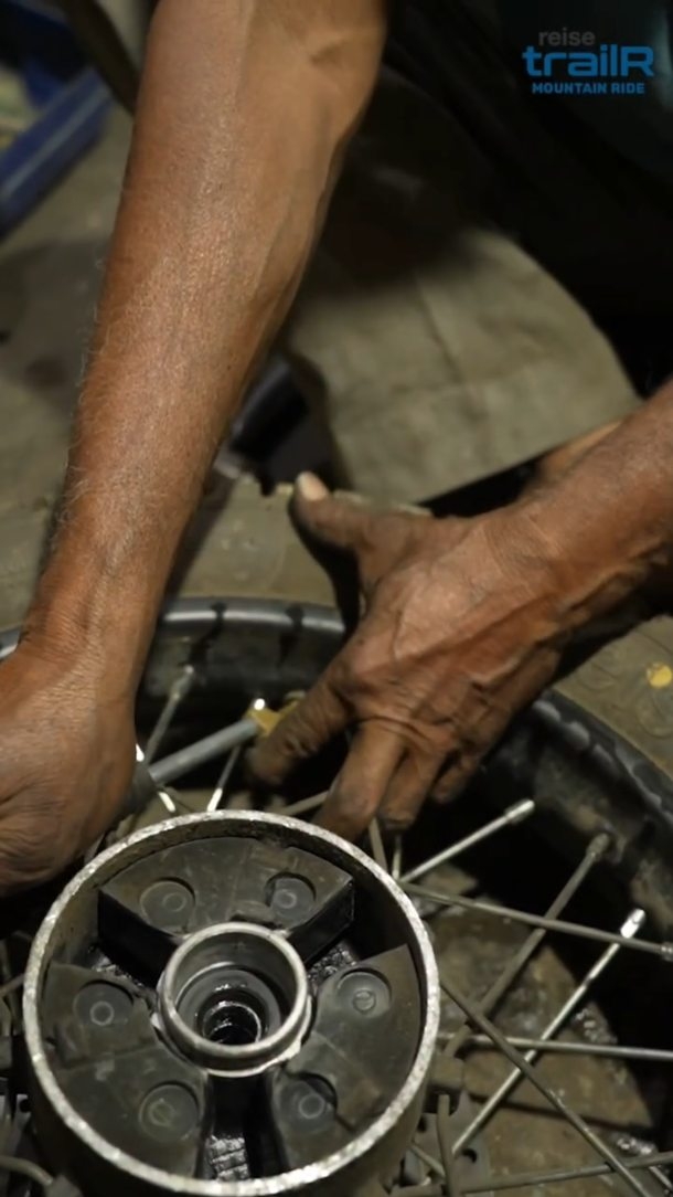 Instagram post by @motoadvtouring for Reise Moto. Caption reads: TrailR Mountain Ride – Part 1
With us is Reise....