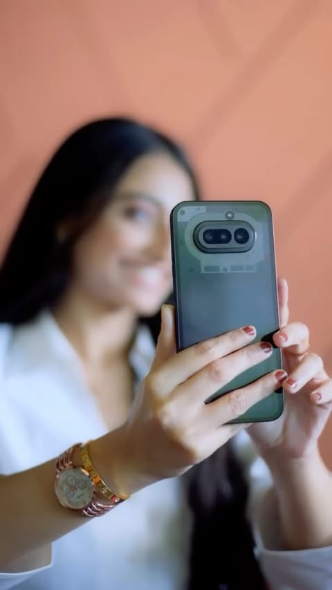 Instagram post by @debanjali_888 for nothing. Caption reads: The Nothing Phone 4a & Nothing Phone 4a [...].