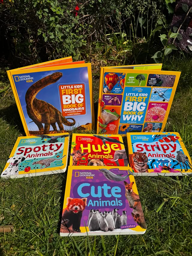 Instagram post by @eyfs_fun_missd for Collins4Parents. Caption reads: [...] National Geographic Kids books....