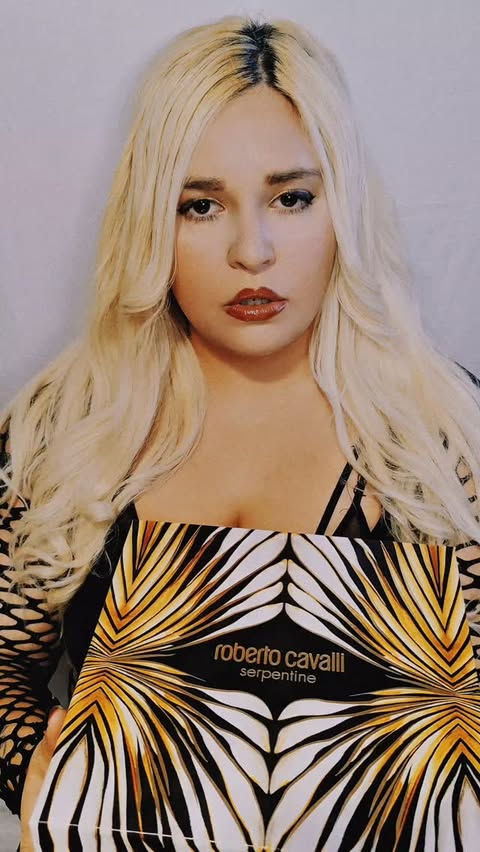 Instagram post by @magalievinottiofficial for Roberto Cavalli. Caption reads: Serpentine by @roberto_cavalli 

Holiday Gift Set....