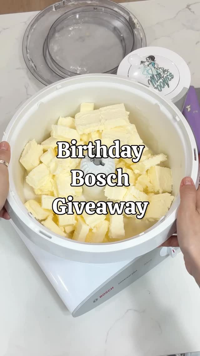 Instagram post by @mikandcookiesco for NutriMill. Caption reads: [...] For my birthday, I’ve partnered with....