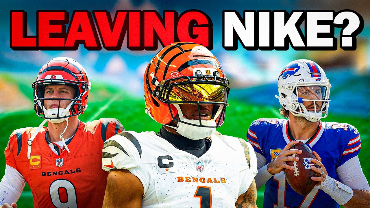 YouTube post by @Footballrs for SHOC. Caption reads: What is Happening to Nike??.