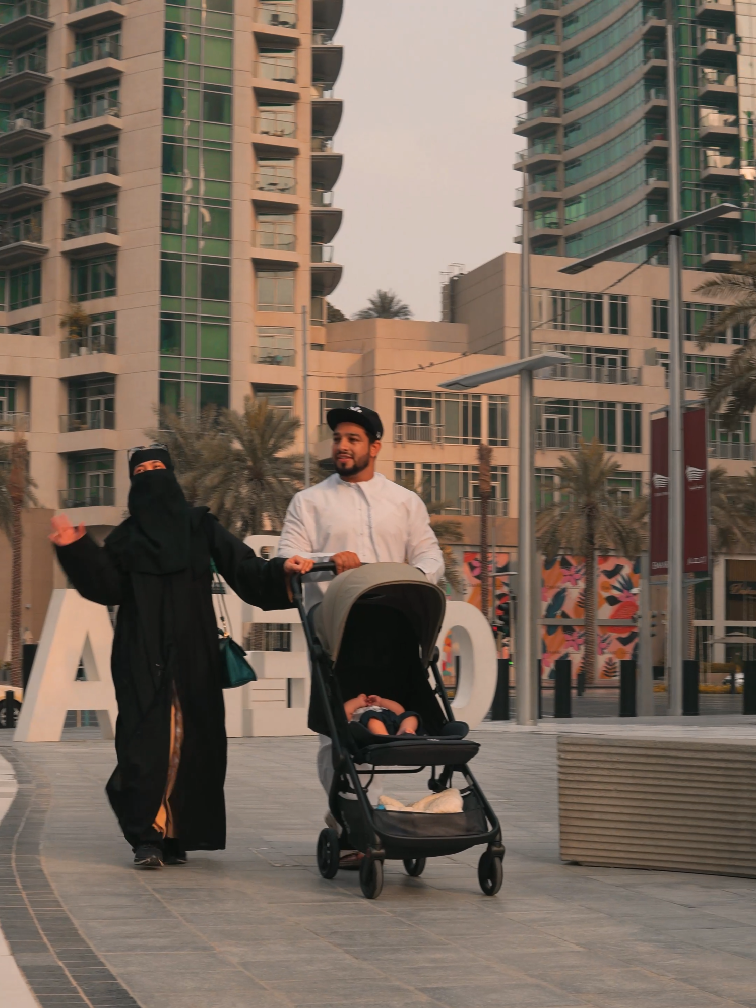 TikTok post by @alikhairah for Ergobaby. Caption reads: GIFT TO OUR BABY 🫶 FEATURING @ergobabyofficial....