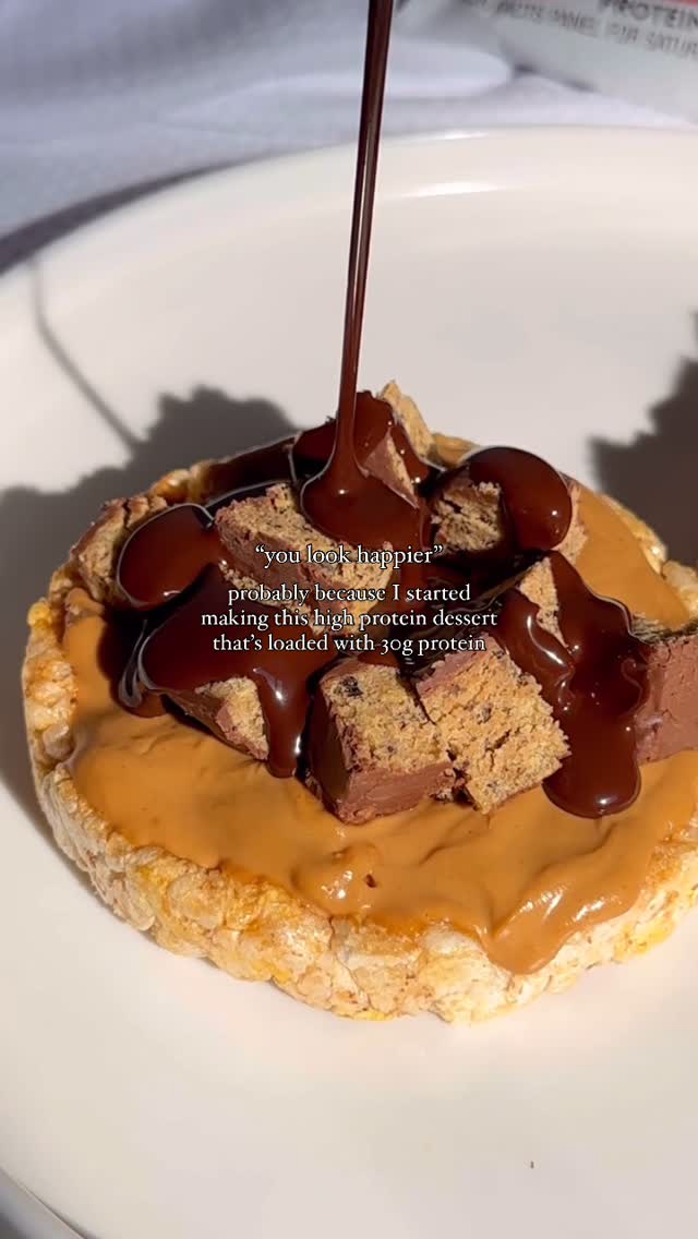 Instagram post by @wholesomelysophia for PBfit. Caption reads: [...] tbsp peanut butter (I made mine using @pbfit....