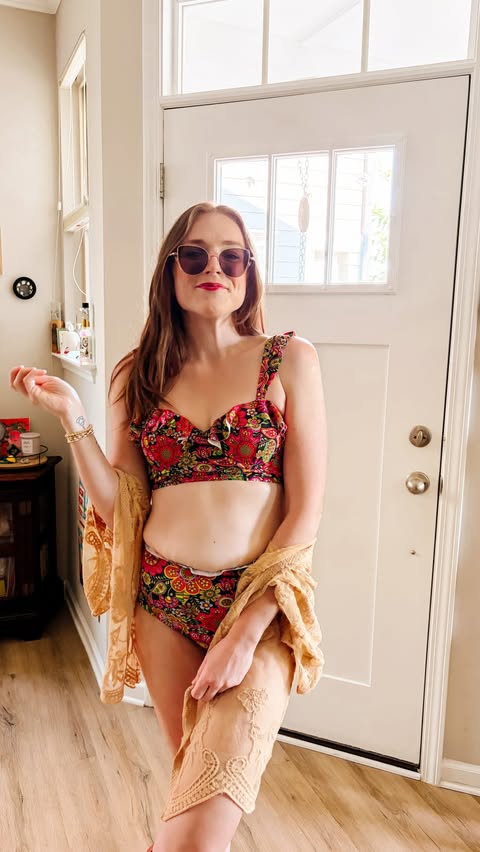 Instagram post by @enchantinglyerin_ for Unique Vintage. Caption reads: A huge thank you to @uniquevintage for sending....
