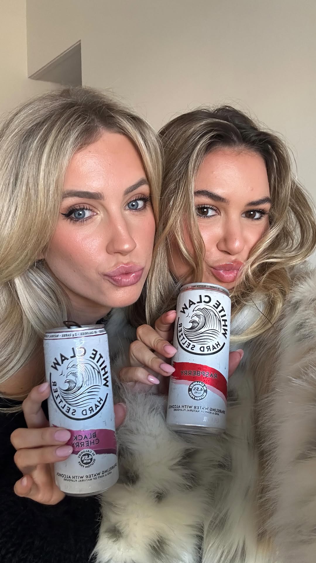 Instagram post by @phoebespiller for White Claw. Caption reads: White Claw have teamed up with Thredbo to give....