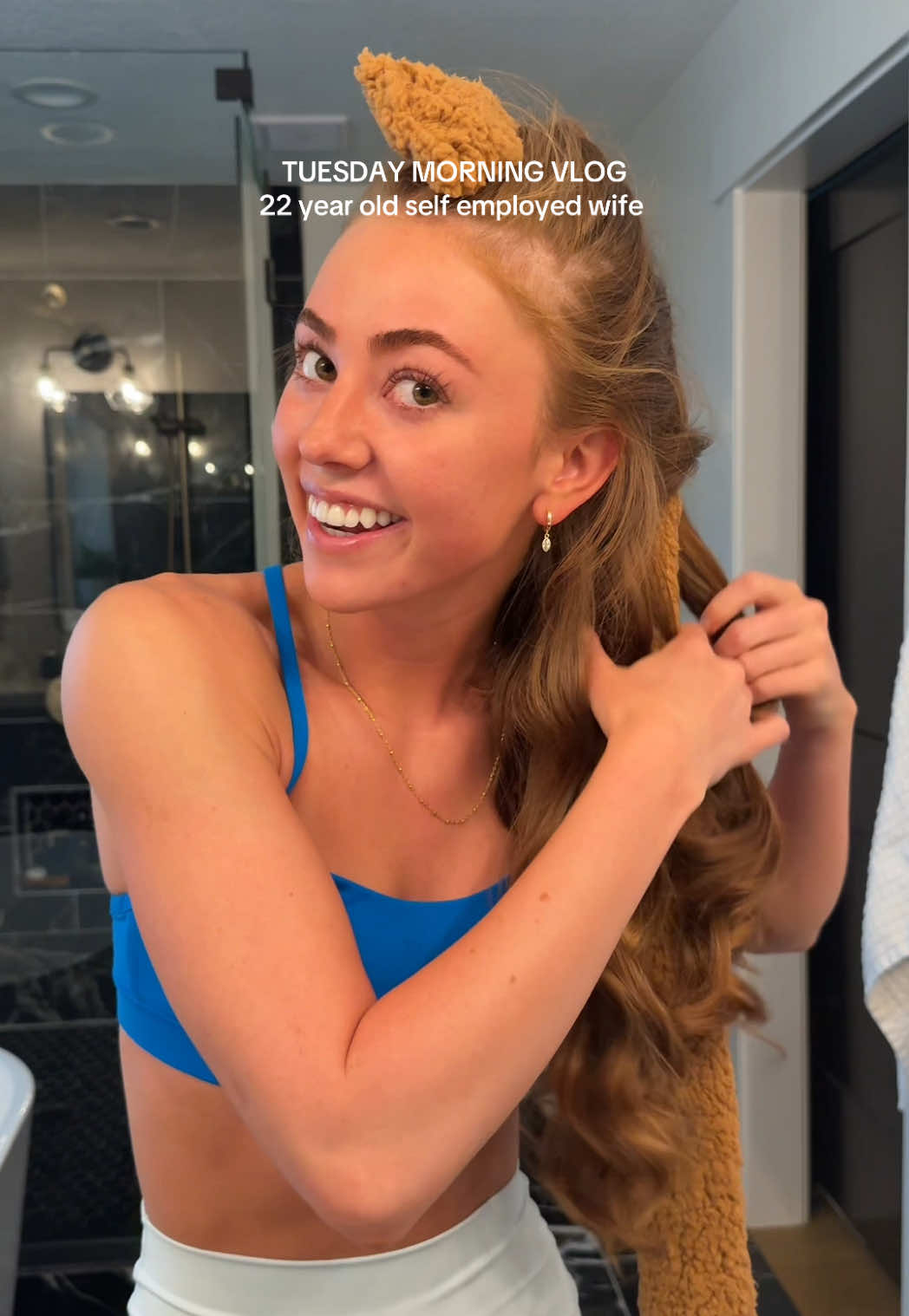 TikTok post by @itsaprilsanders for Aquaphor US. Caption reads: I’m trying to find ways to eat eggs for breakfast....