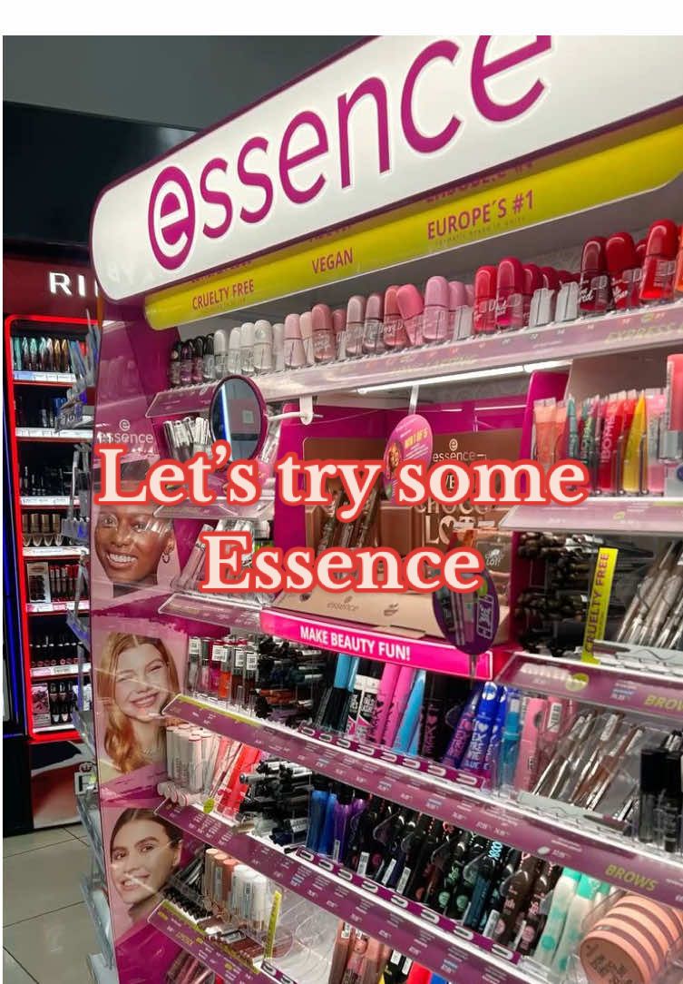 TikTok post by @lindiwebianca for Essence Cosmetics. Caption reads: #essence #essencecosmetics #essenc @essence....